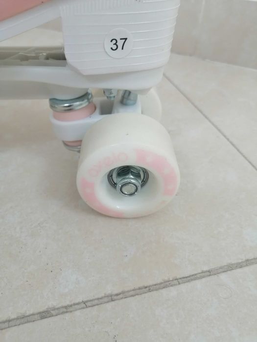 Patins dePatins de Patinagem Artística Rosa, Nº37, Oxelo, Decathlon