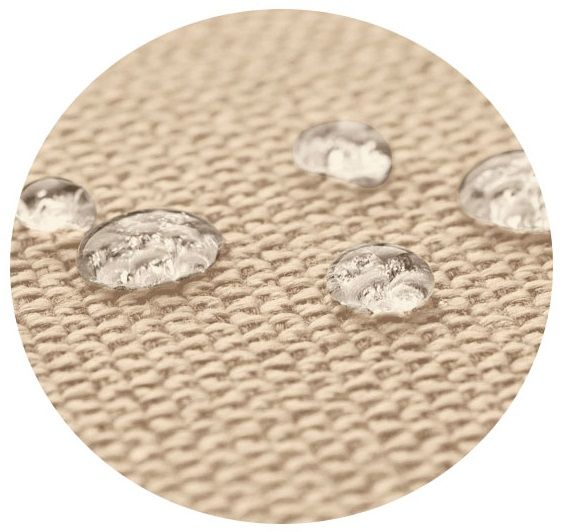 Poduszka ogrodowa 180x60x50 cm + 2 poduszki na ławkę huśtawkę beżowa