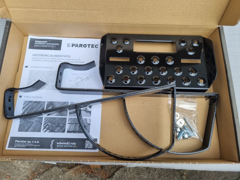 Stopnie kominowe na dach 5 sztuk , NOWE firmy  Parotec