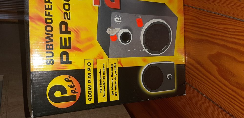 Subwoofer system PEP200 2.1 Zestaw głośników Pulsar 10