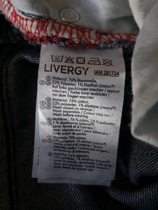 Jeansy męskie rozmiar 48