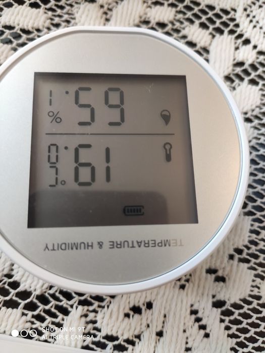 Цифровой Zigbee термометр – гигрометр Tuya с ЖК-дисплеем