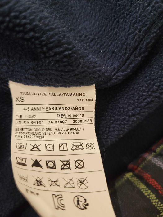 Kispo / Casaco azul inverno Benetton