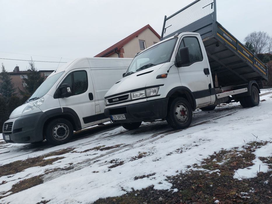 Usługi transportowe wywrotką  oraz busem do 3,5T