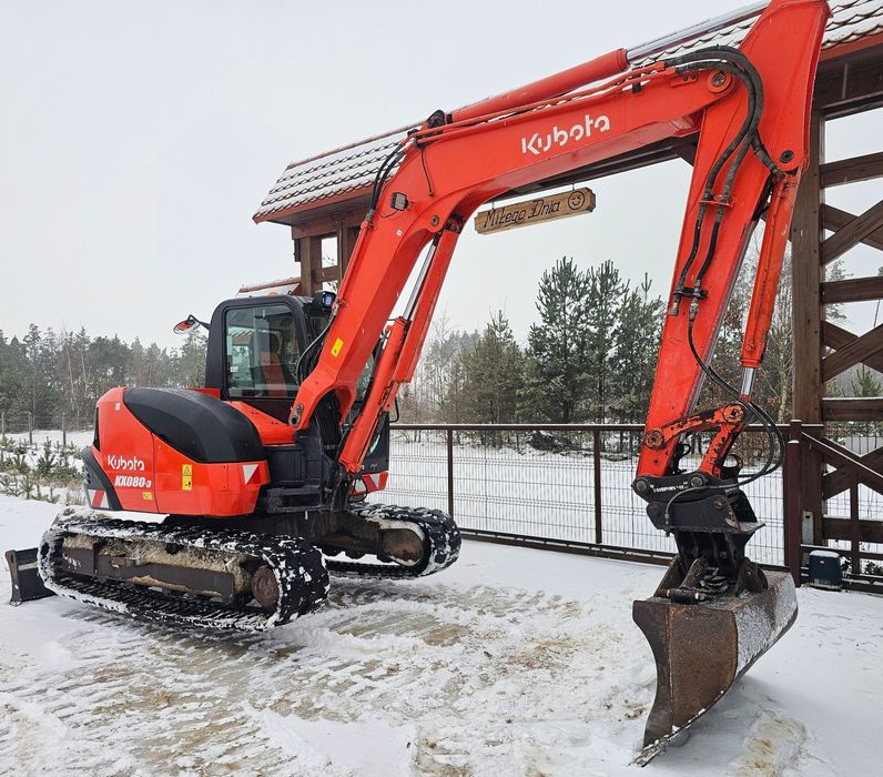 Koparka KUBOTA KX080  - Rezerwacja-