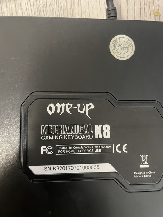Механічна ігрова клавіатура One-Up K8 з підсвіткою