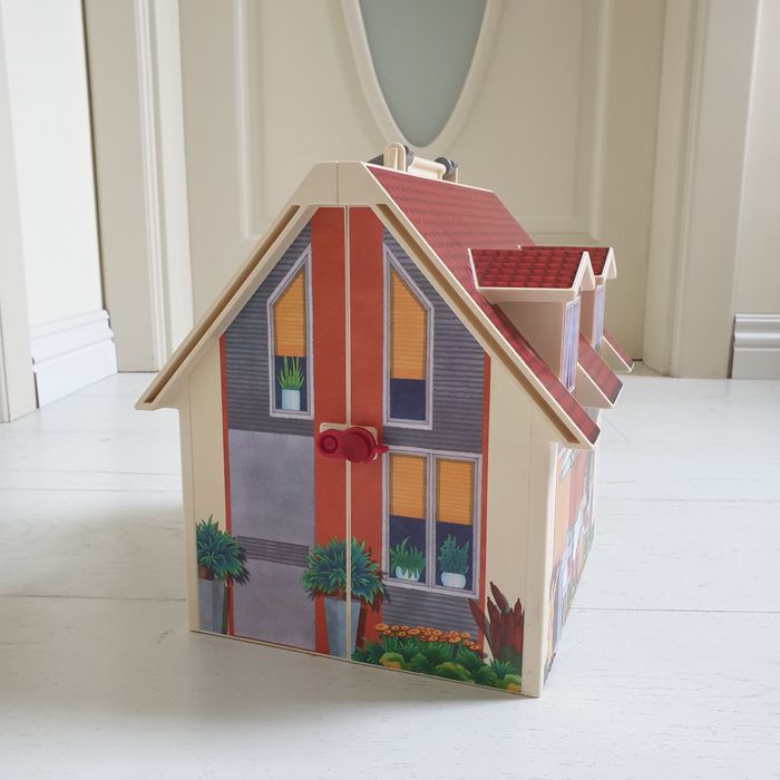 Playmobil domek z wyposażeniem w walizce