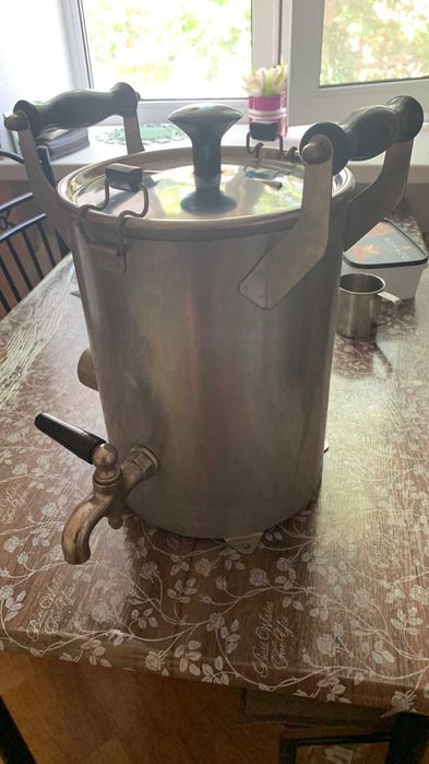 Ёмкость из нержавейки самовар на камбуз, нерж 1.5мм  новый  10 литров