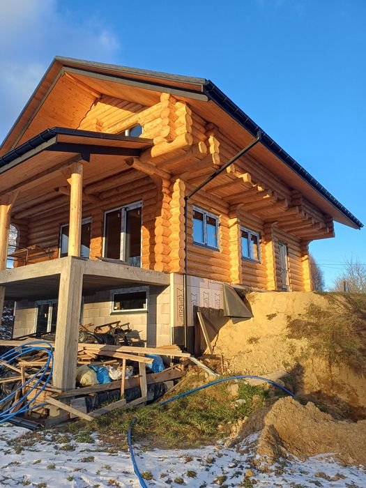 Сруб, будинки, бані, дикарь.