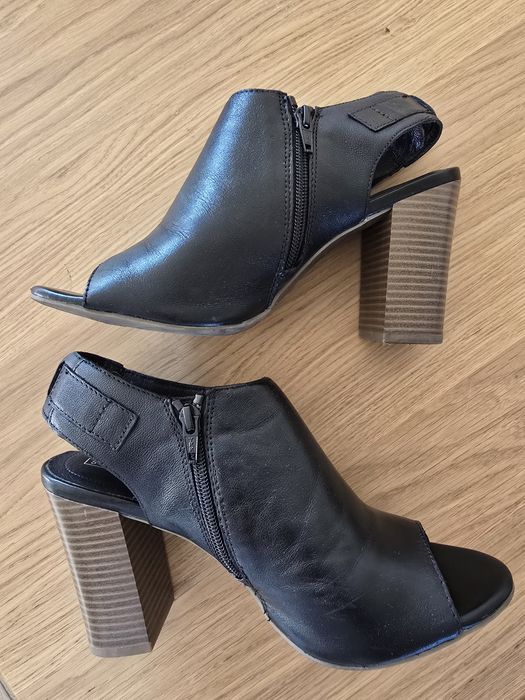 Buty damskie, sandały skórzane