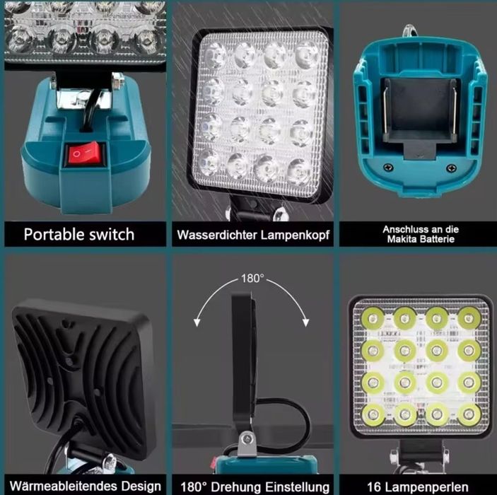 Фонарь под акумулятор