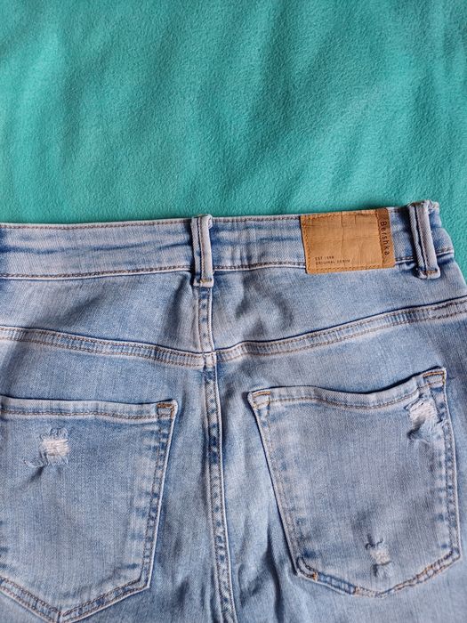 Spodnie damskie niebieskie