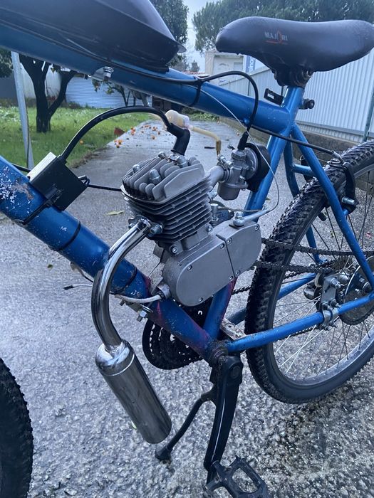 Bicicleta Motorizada 80cc – Motor Novo – Venda Urgente