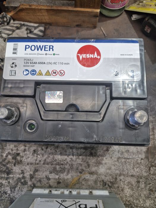 Аккумулятор 12 v 65 ah 650A,б/у