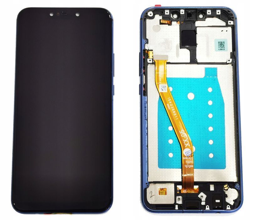 Nowy Wyświetlacz Lcd Do Huawei Mate 20 Lite Sne-Lx1 Ramka Niebieska