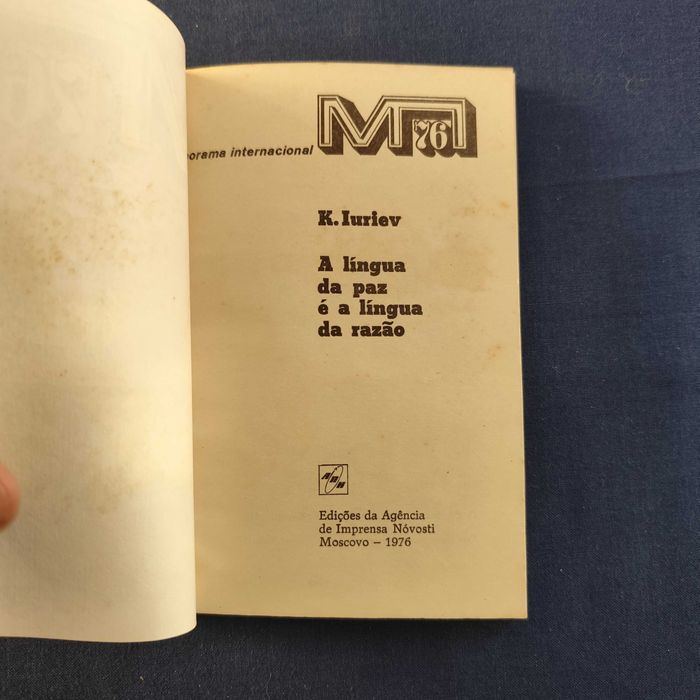 K. Iuriev - A língua da paz é a língua da razão