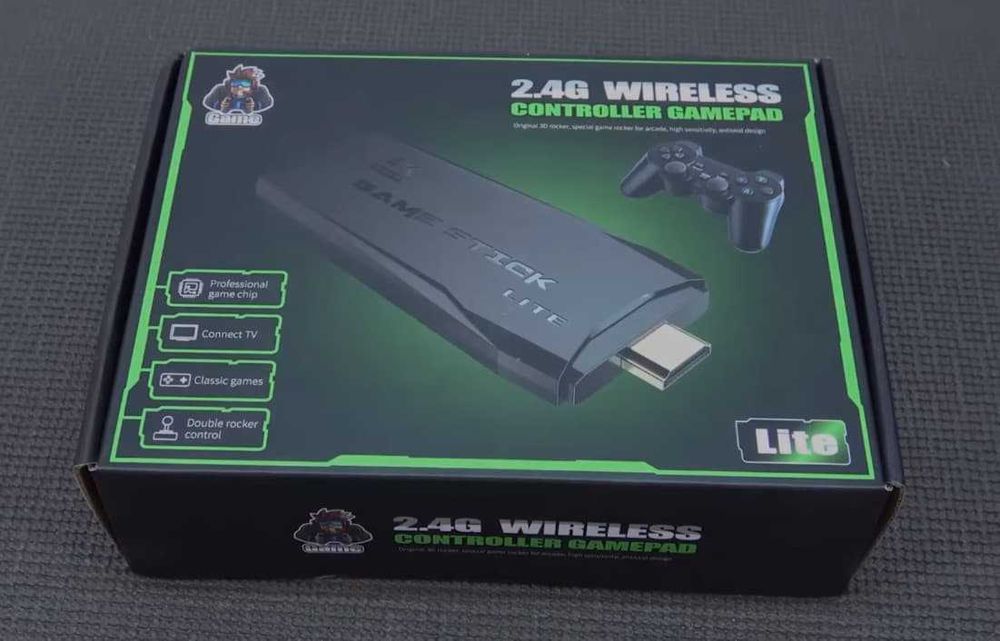 Сега ігрова приставка на двох 64Gb 8-16 біт 3888ігор HDMI stick game