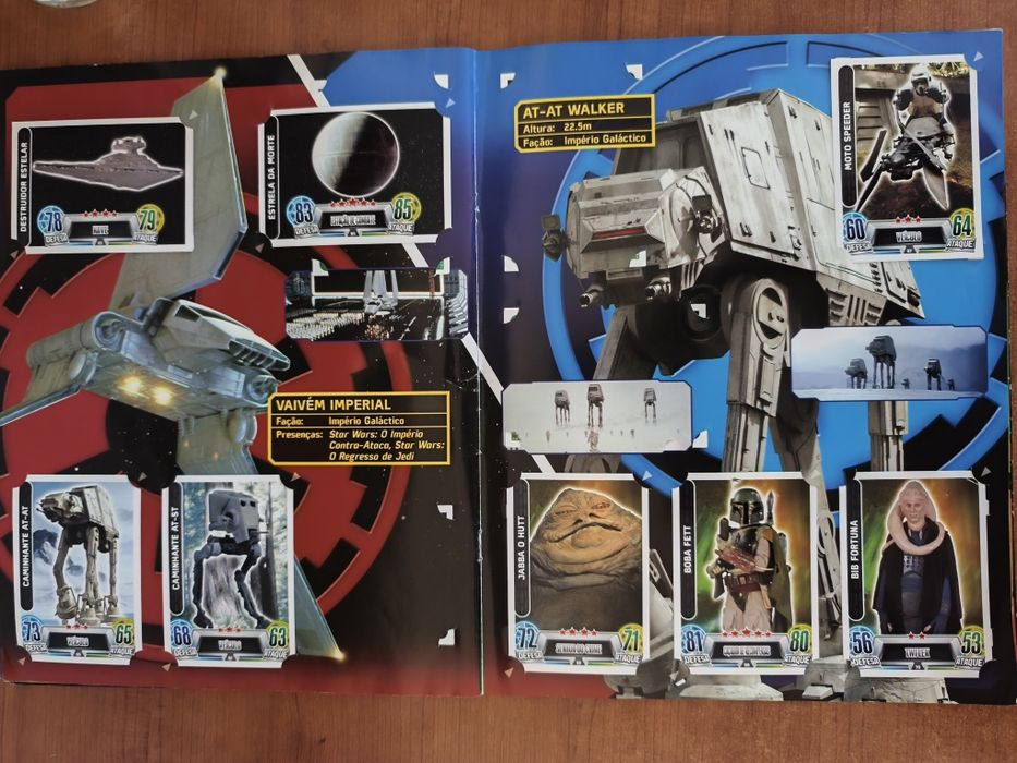 Revista star wars force attax completa