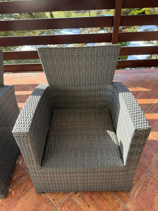 Komplet wypoczynkowy technorattan