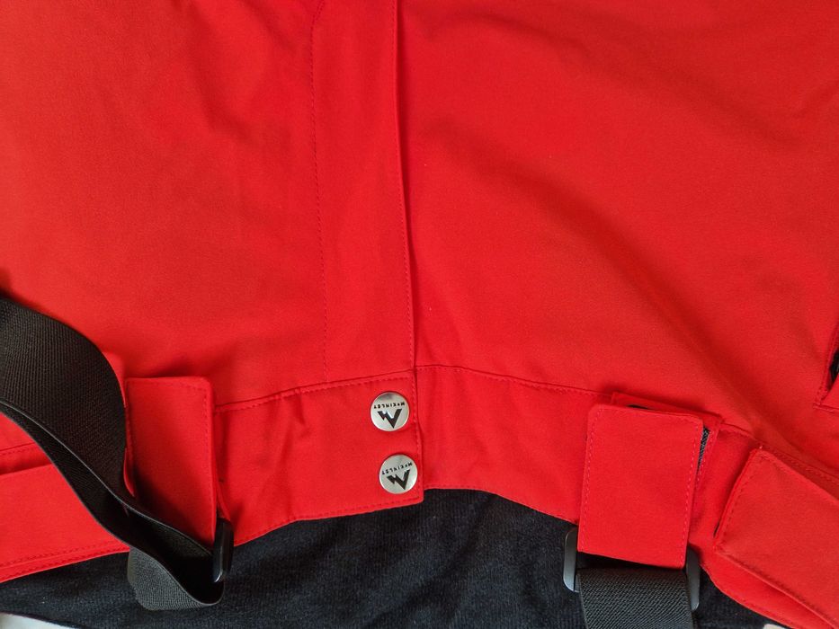 Spodnie czerwone narciarskie snowboardowe męskie McKinley rozmiar 50 M