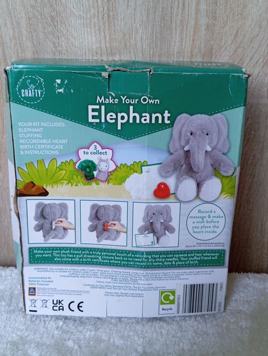 zestaw Make Your Own Elephant So Crafty
