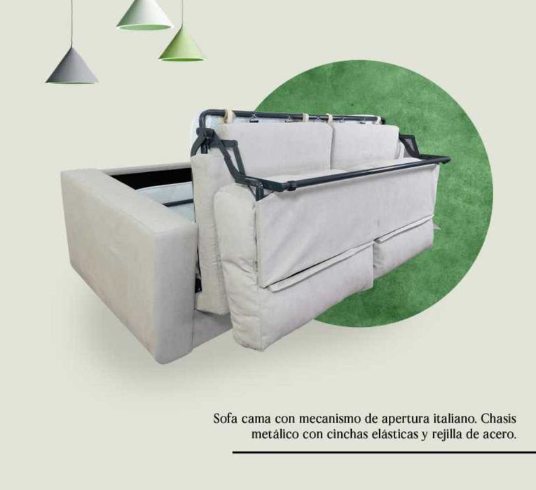 Oportunidade - Sofá-Cama com Colchão