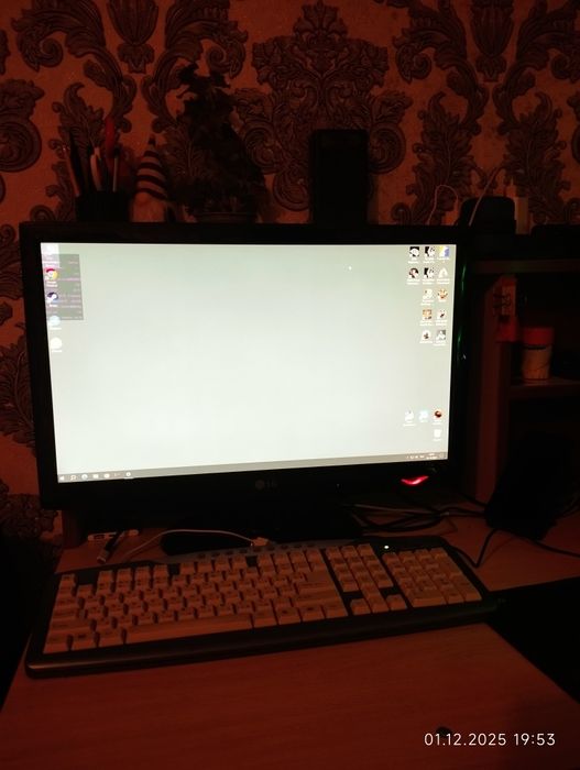 Ігровий комплект ПК i7/32GB/RX580 + Монітор 23" + Мишка + Клавіатура