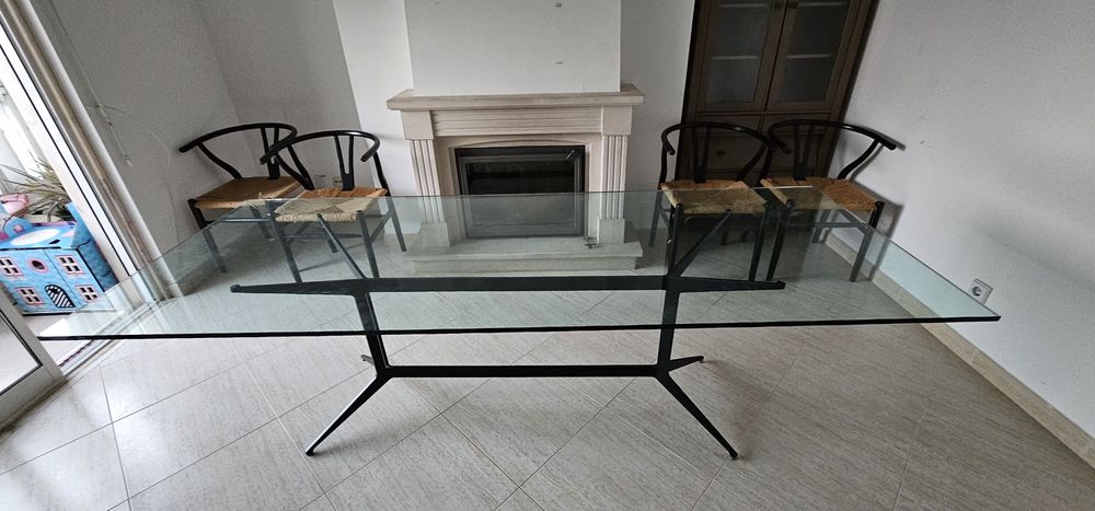 Mesa sala em vidro