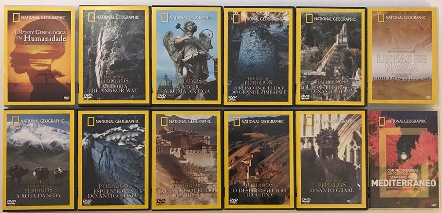 Lot of 12 DVDs - National Geographic (Original)