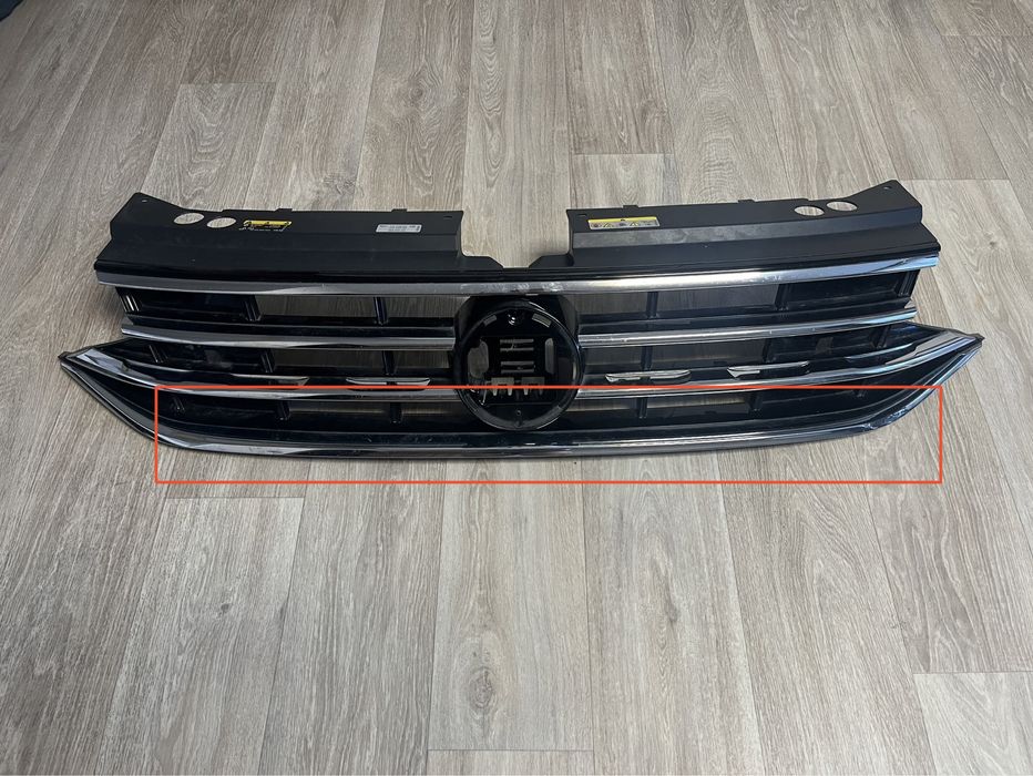 Tiguan 2 бампер,2 решітки