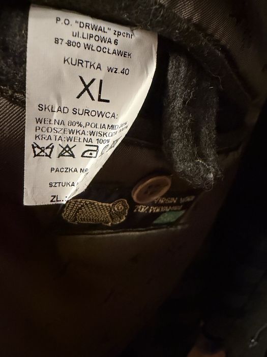 kurtka myśliwska wełniana