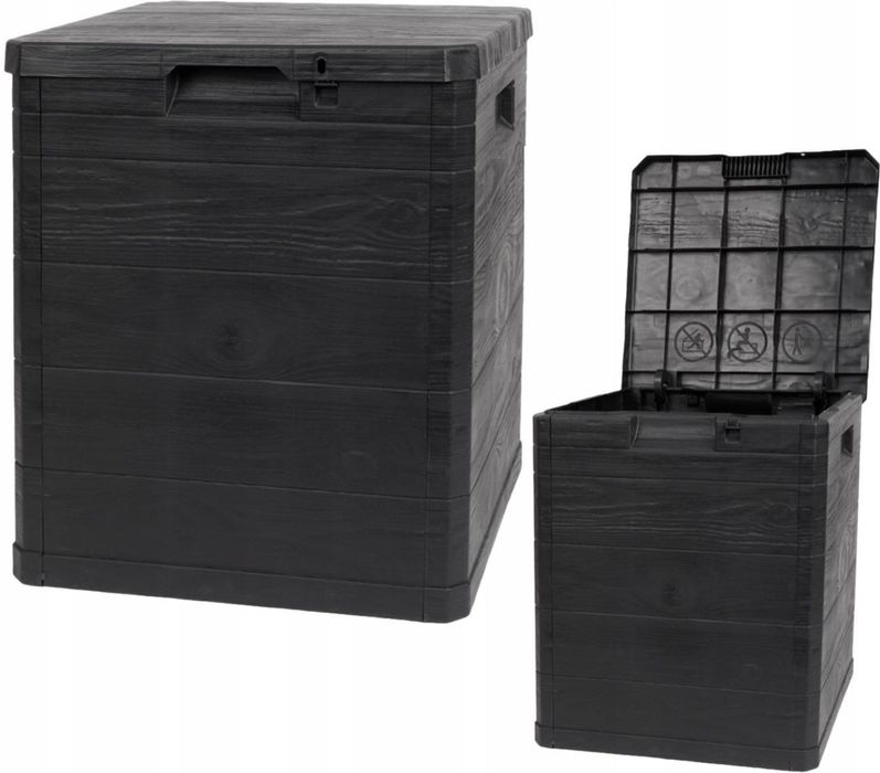 Pojemnik Skrzynia Schowek Ogrodowy BOX na Taras Balkon Ogród Poduszki