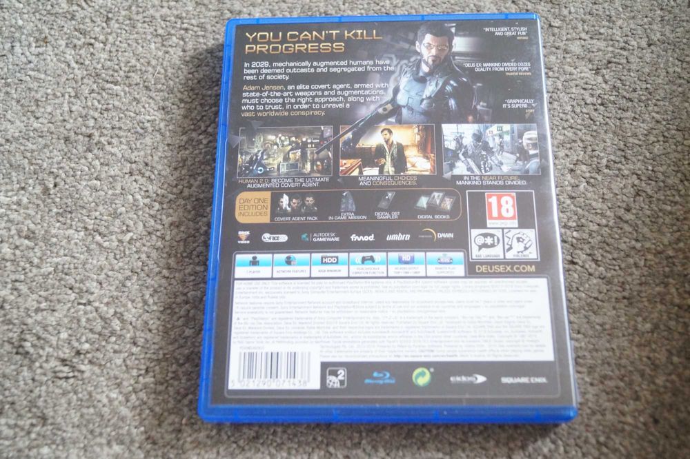 Deus Ex Making Divided ps4