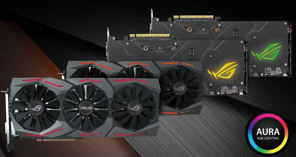 видеокарта GTX 1070  8 gb  ddr6  ASUS STRIX
