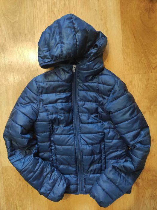 Kurtka pikowana Pull&Bear S granatowa