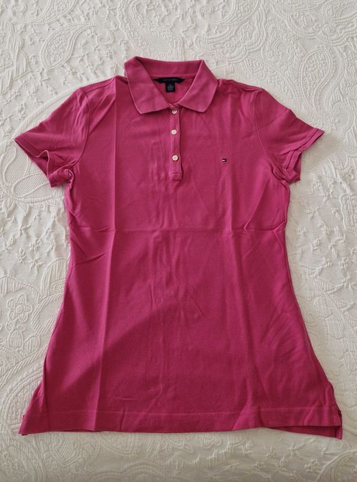 Polo rosa, Tommy Hilfinger, tamanho S/P