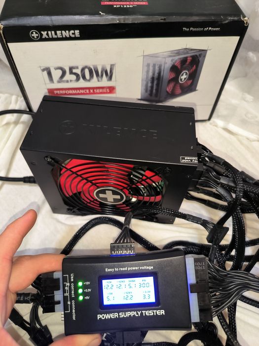Xilence Performance X 1250W (XP1250MR9) 80 PLUS Gold Full Modular  Блок живлення бж бп блок питания rtx rx gtx gt mx rtx gaming OC