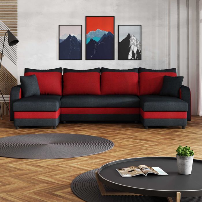 Narożnik  rozkładany funkcja spania Poduszki Materac dostawa za DARMO