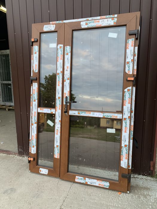 Drzwi PCV 140x210 złoty Dąb lewe/prawe