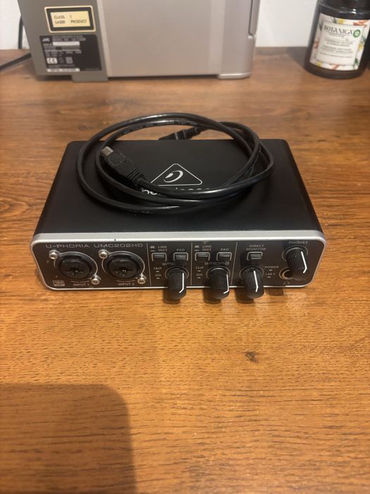 Behringer U-Phoria UMC202HD – interfejs audio USB – stan idealny