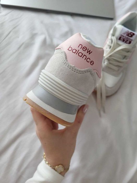 !SALE! Жіночі кросівки New Balance 574 Grey Pink 36 37 38 39 40 41