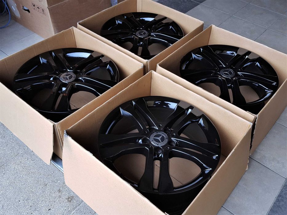 Alufelgi 18 Mercedes A B C CLA GLA ML V Vito Czarne ! 5x112 604#