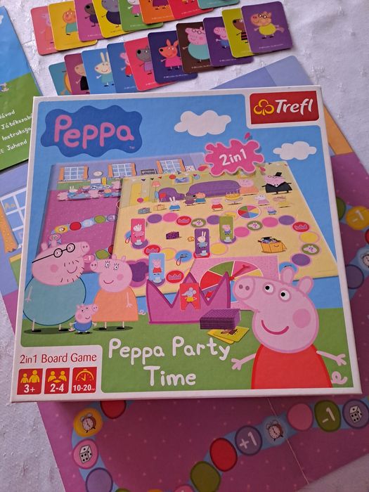 Gra planszowa Trefl Peppa Party Time 2w1