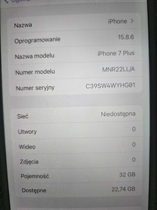 IPhone 7 plus 32GB