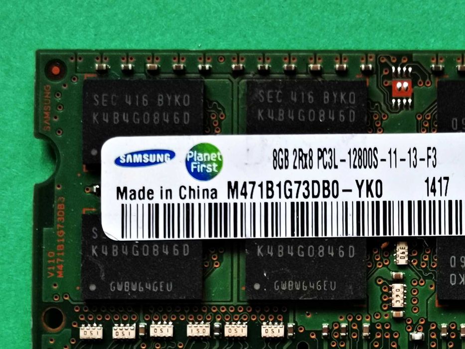 DDR3 8GB Samsung 12800 L