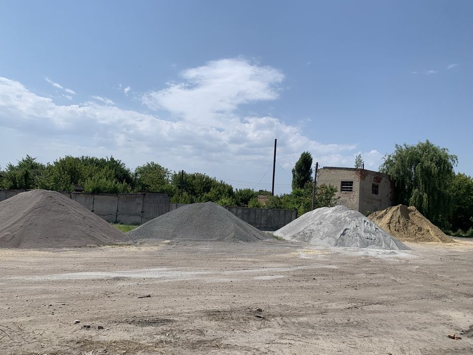 Щебінь, пісок, камінь бутовий, відсів