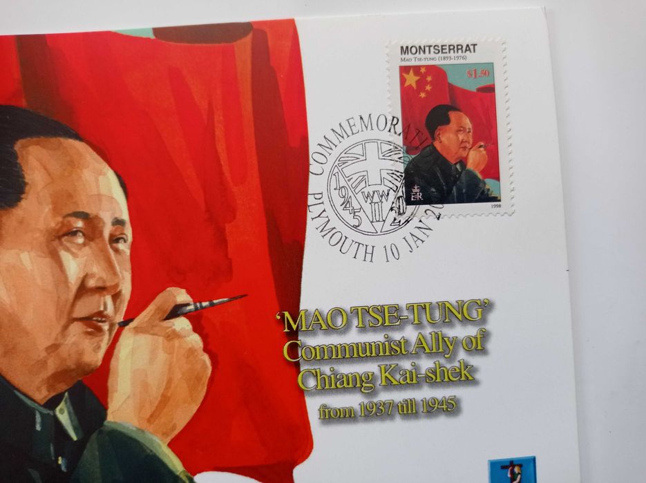 Chiny -Montserrat - Commemoration Plymouth - Mao Tse-Tung + inne