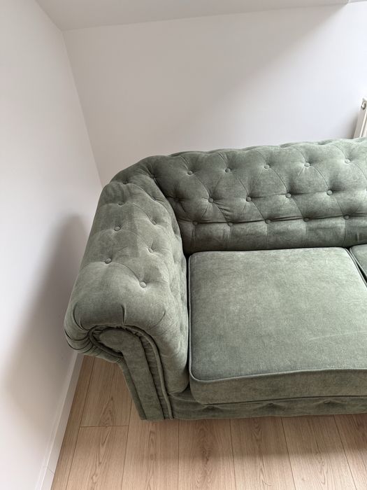 Sofa Chesterfield z funkcją spania
