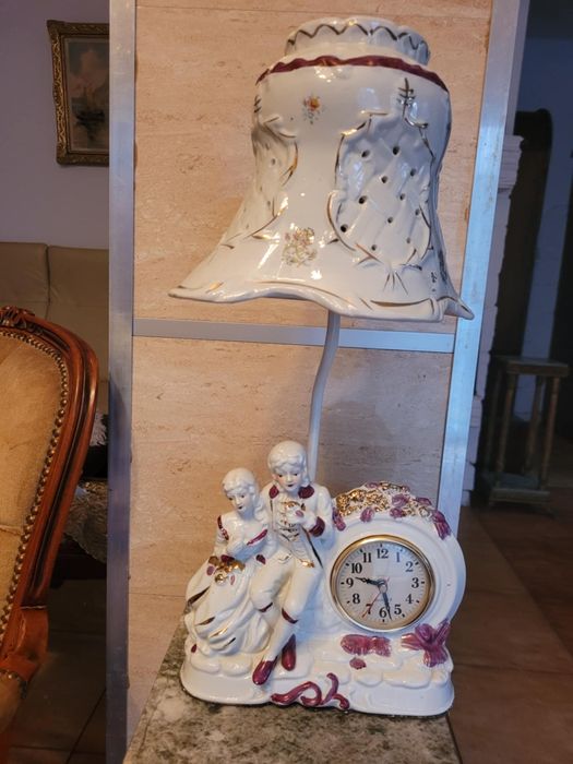 Stara duza  mosiezna masywna nafta