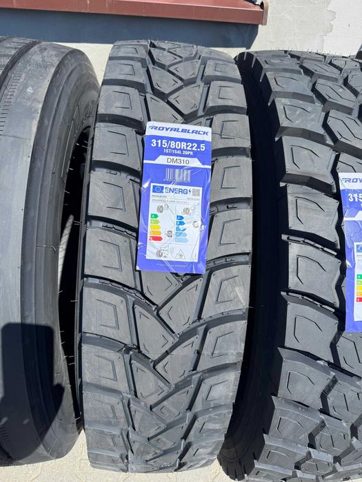 315/80R22.5 Royal Black DM310 opona budowlana napędowa NOWA